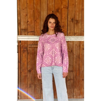 Pullover MADI mit Rundhalsausschnitt und Bandana-Print LA PETITE ETOILE