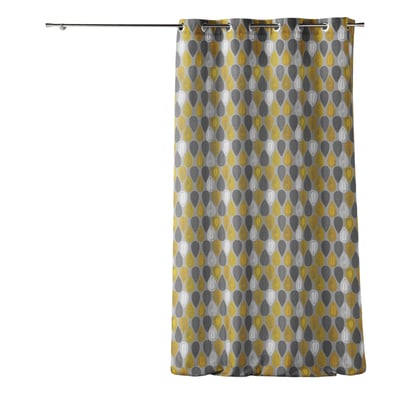 Rideau a oeillets polyester imprime Palpito EDEN