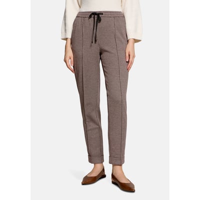 Pantalon à carreaux à plis repassés BETTY & CO