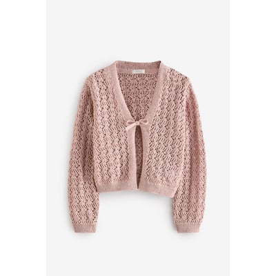 Cardigan à sequins noué sur le devant NEXT
