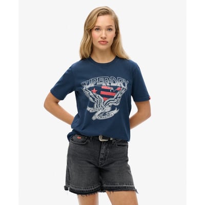 T-shirt Varsity Décontracté à Ornements SUPERDRY