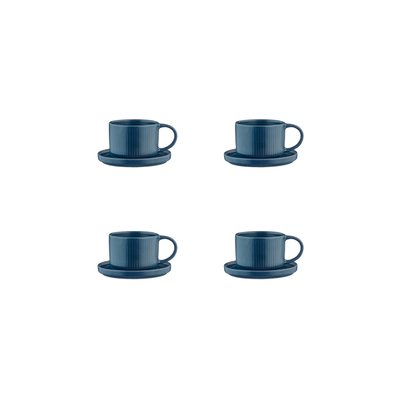 Lot de 4 tasses en grès, SCANDI BJORN