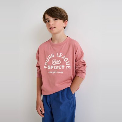 T-shirt manches courtes imprimé en coton BIO MONOPRIX