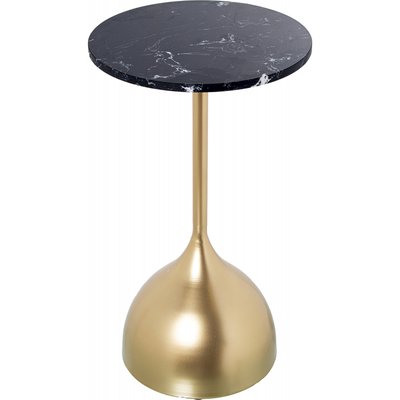 Table d'appoint marbre et métal chic RECOLLECTION
