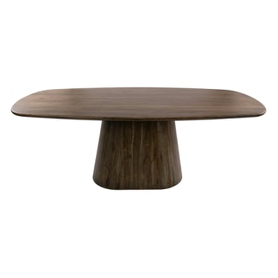 Table à manger bois d'acacia foncé design organique 215 cm NAKO PIER IMPORT