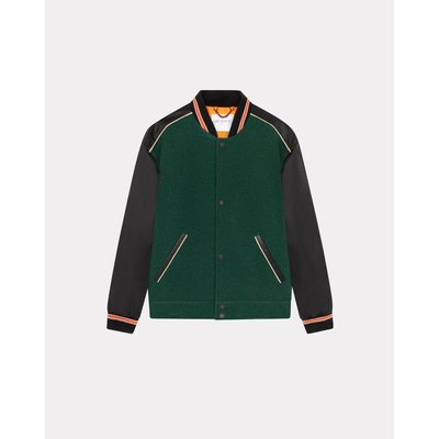 Doudoune Vintage avec empiècements cuir KERN CHEVIGNON