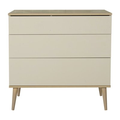 Commode 3 tiroirs Flow Argile et Oak QUAX