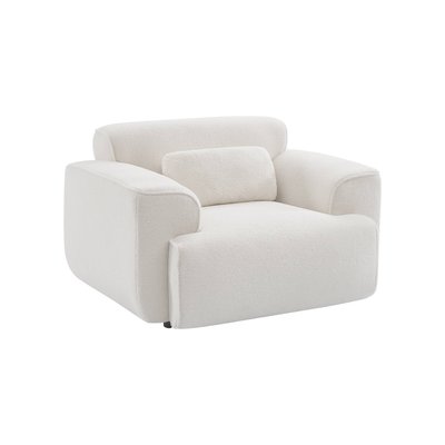 Fauteuil 1 place tissu bouclette WALLAS SWEEEK