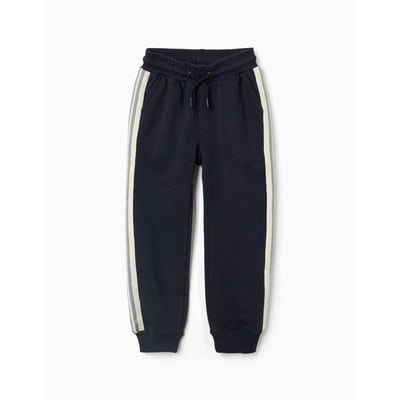 Pantalon de jogging en coton avec bande à rayures ZIPPY