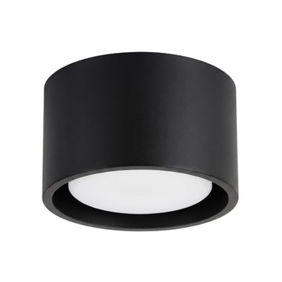 Plafonnier Aluminium Noir Gx53 1 MODO EDEN