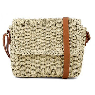 Sac à main bandoulière en paille LES SACS DE K'RLOT
