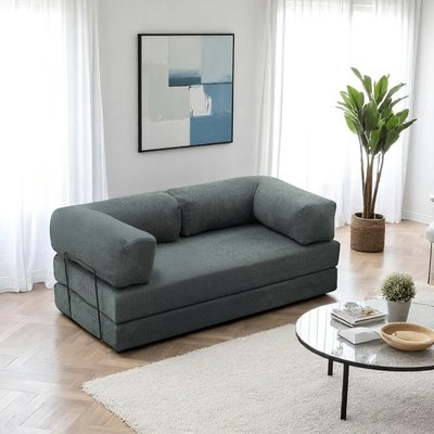 Canapé-lit vert confort, 190 cm ALTEA PIER IMPORT