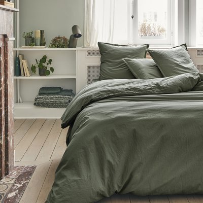 Housse de couette unie en coton, Made in France, TOUT DOUX ESSIX