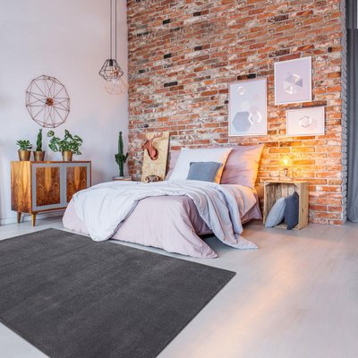 Tapis salon et chambre tissé motif uni UNYLE UN AMOUR DE TAPIS