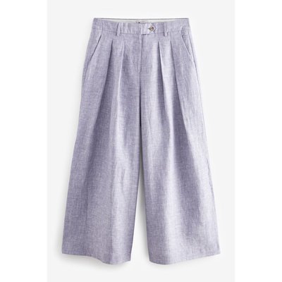 Pantalon large texturé coupe classique NEXT