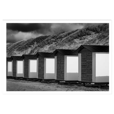 Poster cabanes de plage HEXOA