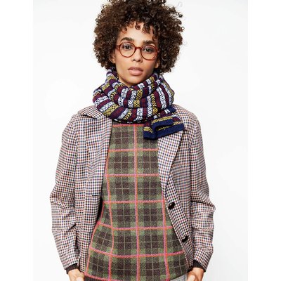 Manteau Cornelius laine bordeaux INES DE LA FRESSANGE PARIS