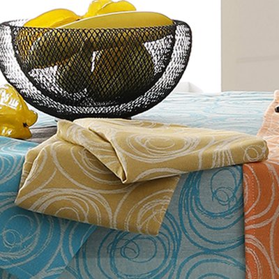 Lot de 3 serviettes de table spirale TRADILINGE