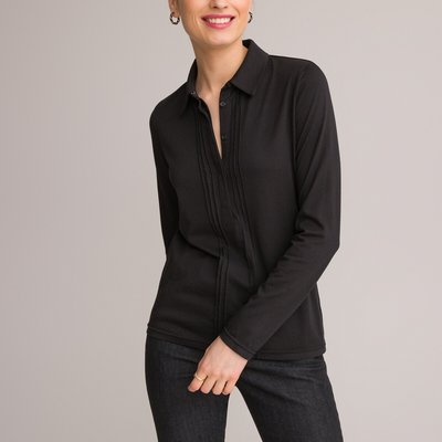 T-shirt col polo, manches longues ANNE WEYBURN