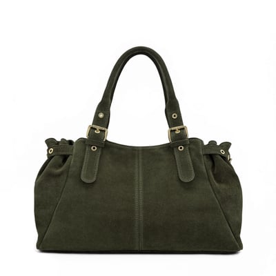 Sac bowling en croûte de cuir NEW PRINCESS SUEDE XL OH MY BAG