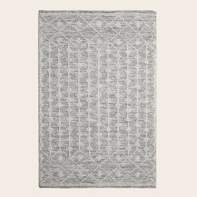 Tapis de sol en Tissage bicolore en laine et coton  SOLVIG MADURA
