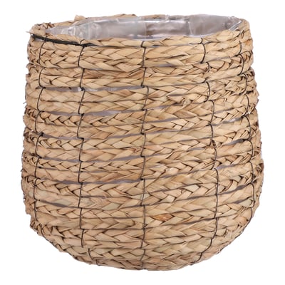 Panier à plantes en jonc de mer tressé Ø30 cm AVALON MICA DECORATIONS