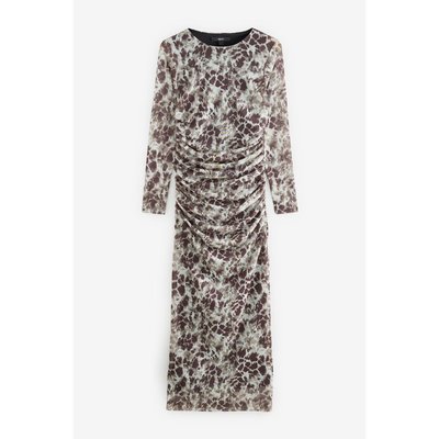 Robe longue en mesh à manches longues NEXT
