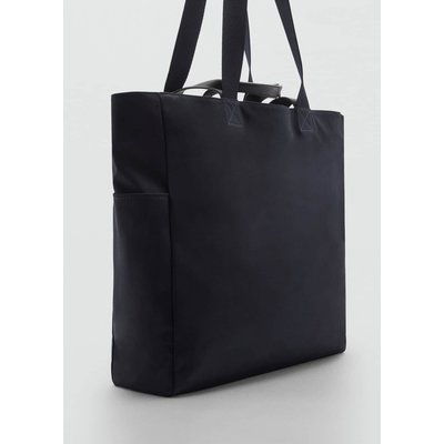 Sac cabas en coton à poches MANGO MAN