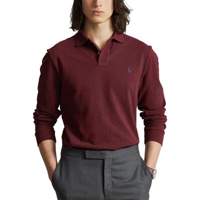 Рубашка-поло прямая с длинными рукавами POLO RALPH LAUREN