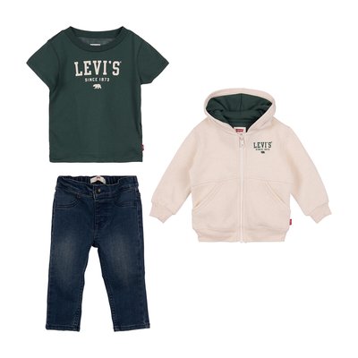 Ensemble 3 pièces sweat, T-shirt et jean LEVI'S KIDS