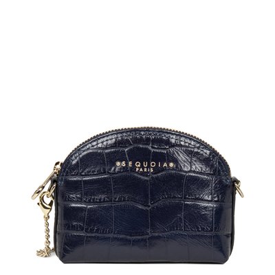 Pochette zippée HANDLE CROCO SEQUOIA