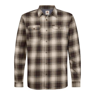 Chemise droite imprimée à carreaux, manches longues PETROL INDUSTRIES