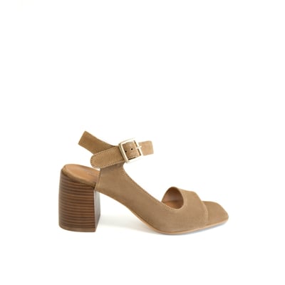 Sandale À Talon en cuir LEONDRE MELLOW YELLOW