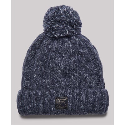 Bonnet torsadé en tweed SUPERDRY