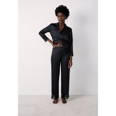 Pantalon de pyjama satiné détails dentelle RENCONTRE ETAM