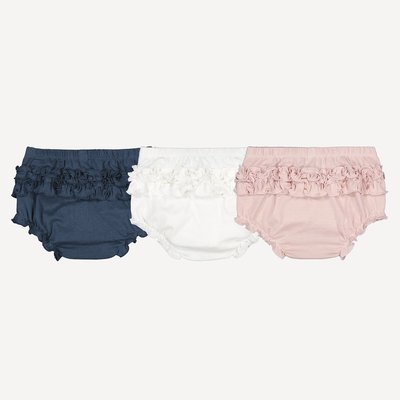 Confezione da 3 culotte, volants dietro LA REDOUTE COLLECTIONS