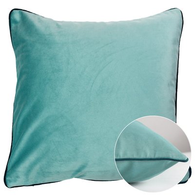 Housse de coussin polyester antitache VELOURS UNI GARNIER THIEBAUT