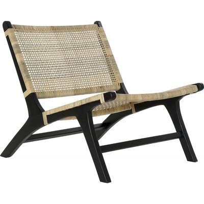 Fauteuil en teck et rotin, Boho RECOLLECTION
