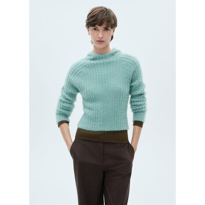 Pull-over capuche imitation fourrure MANGO