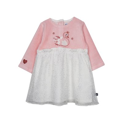 Robe en maille manches longues pensée SUCRE D'ORGE