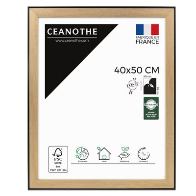 Cadre Photo 40x50 Cm Marron Résine Recyclée LOFT CEANOTHE
