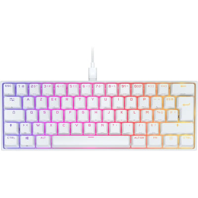 Clavier gamer K65 RGB MINI CHERRY MX Red Blanc CORSAIR