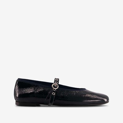 Chaussures cuir vernis froisse BABIES BENSIMON