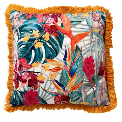 Coussin Tropicana - Jaune, 45x45 cm DUTCH DECOR
