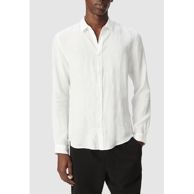 Chemise slim en lin IKKS