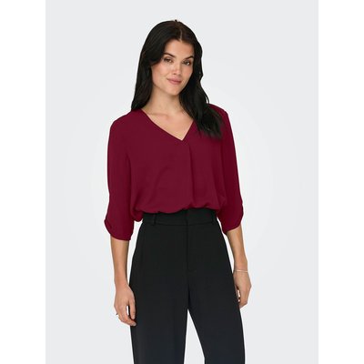Blouse manches 3/4, col V JDY
