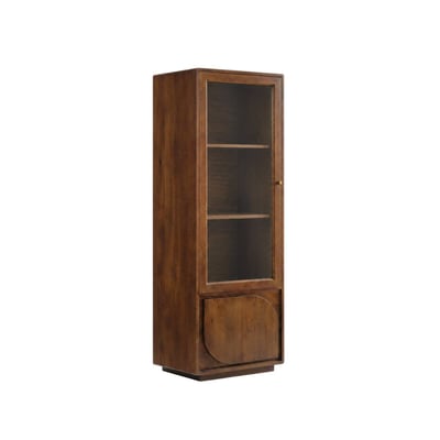 Vitrine en bois de manguier  LAURENT MADE IN MEUBLES 