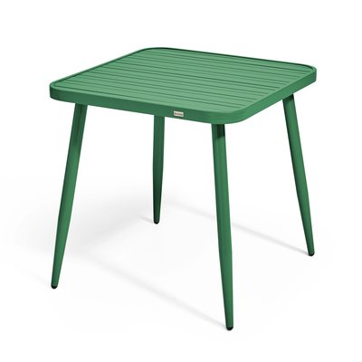 Table de jardin carrée en aluminium, BRISTOL OVIALA