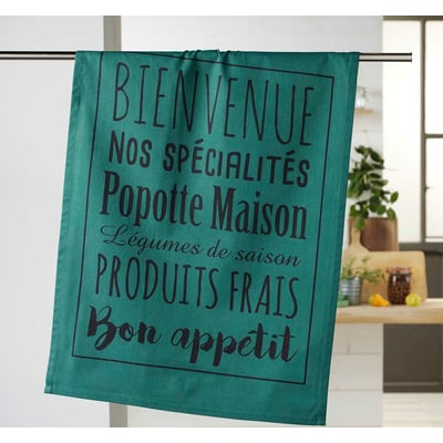 Torchon en coton Popote Maison EDEN