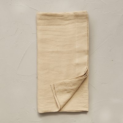 Taie de traversin en lin stone washed RECOLTE SYLVIE THIRIEZ